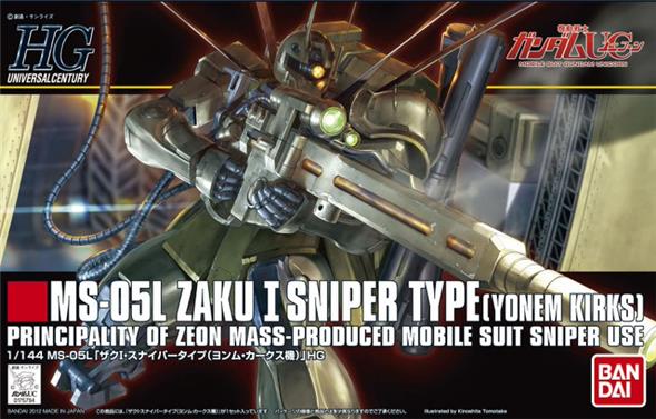 1/144 HGUC 137 ZAKU I SNIPER TYPE YONEM KIRK
