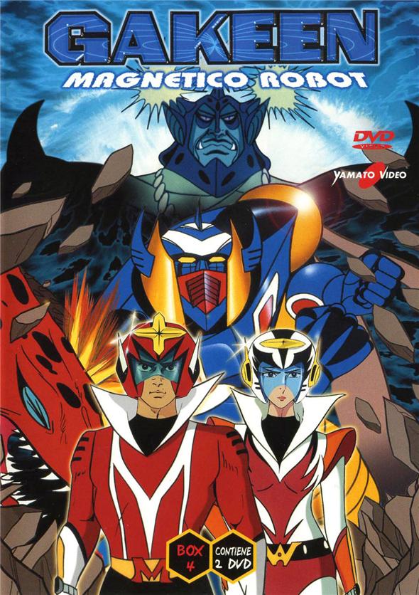 DVD - GAKEEN MAGNETICO ROBOT (BOX 1 - 2 - 3 - 4) (8DVD)