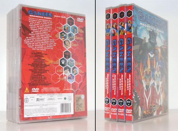 DVD - GAKEEN MAGNETICO ROBOT (BOX 1 - 2 - 3 - 4) (8DVD)