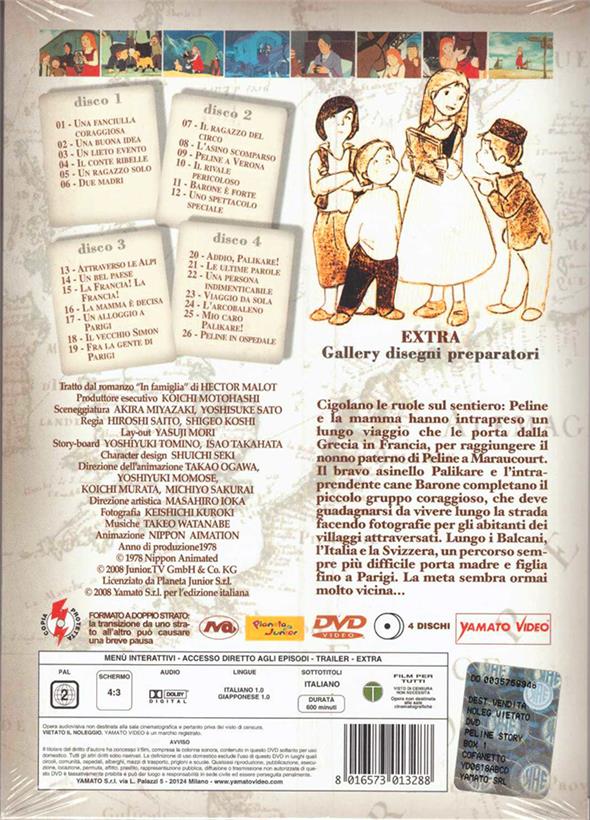 DVD - PELINE STORY - BOX 1 (4 DVD)