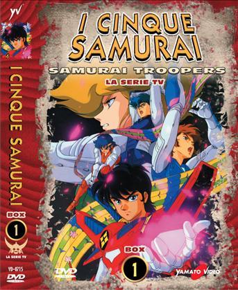 DVD - I CINQUE SAMURAI SAMURAI TROOPERS LA SERIE TV BOX 1 (4 DVD)