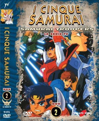 DVD - I CINQUE SAMURAI SAMURAI TROOPERS LA SERIE TV BOX 2 (4 DVD)