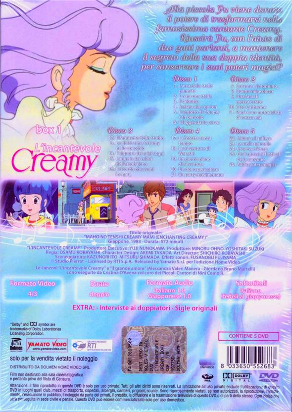DVD - INCANTEVOLE CREAMY BOX 01 ( 5 DVD )