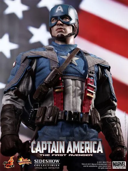 1/6 HOT TOYS - CAPTAIN AMERICA - THE FIRST AVENGER