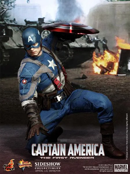 1/6 HOT TOYS - CAPTAIN AMERICA - THE FIRST AVENGER