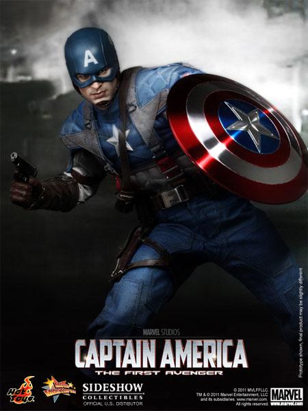 1/6 HOT TOYS - CAPTAIN AMERICA - THE FIRST AVENGER