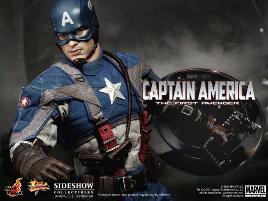 1/6 HOT TOYS - CAPTAIN AMERICA - THE FIRST AVENGER