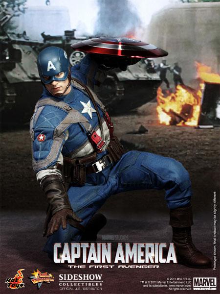 1/6 HOT TOYS - CAPTAIN AMERICA - THE FIRST AVENGER
