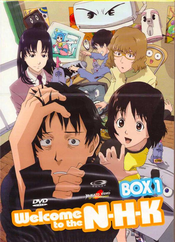 DVD - WELCOME TO THE NHK - BOX #01 (EPS 01-12) (2 DVD)
