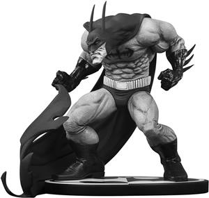 BATMAN BLACK AND WHITE STATUE BY SAM KIETH