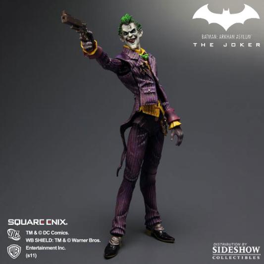 PLAY ARTS KAI BATMAN ARKHAM ASYLUM JOKER