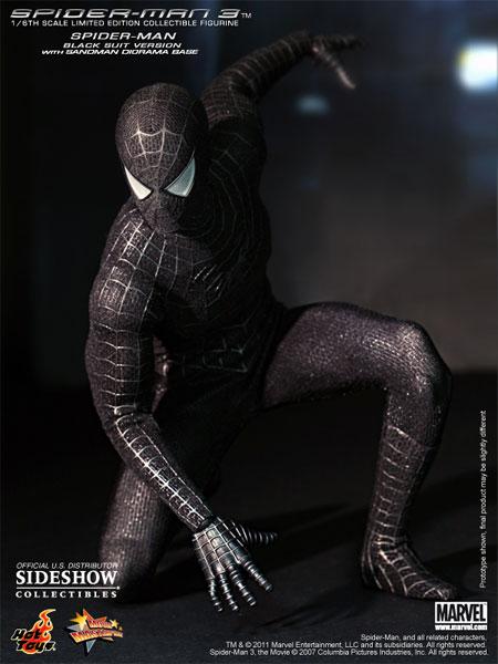 1/6 HOT TOYS - SPIDER-MAN BLACK SUIT