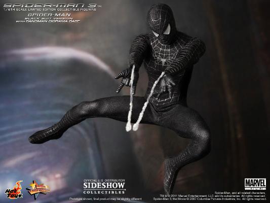 1/6 HOT TOYS - SPIDER-MAN BLACK SUIT