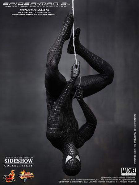 1/6 HOT TOYS - SPIDER-MAN BLACK SUIT