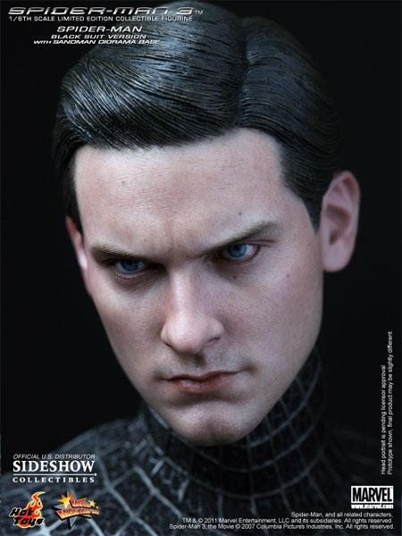 1/6 HOT TOYS - SPIDER-MAN BLACK SUIT