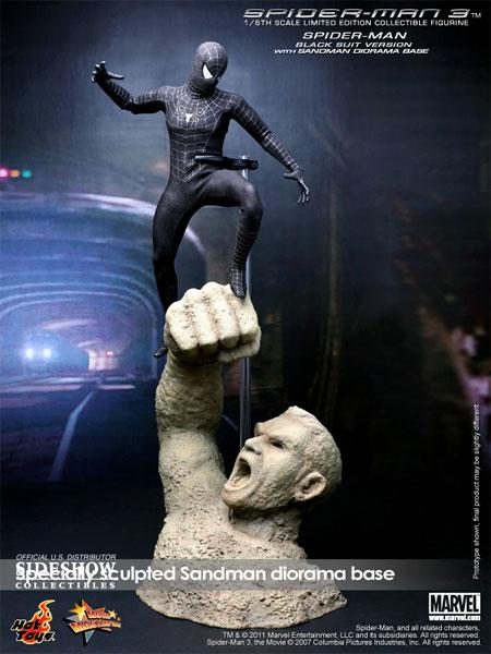 1/6 HOT TOYS - SPIDER-MAN BLACK SUIT