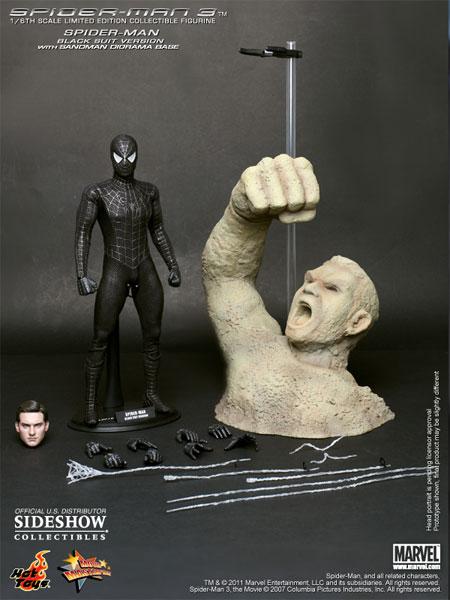 1/6 HOT TOYS - SPIDER-MAN BLACK SUIT