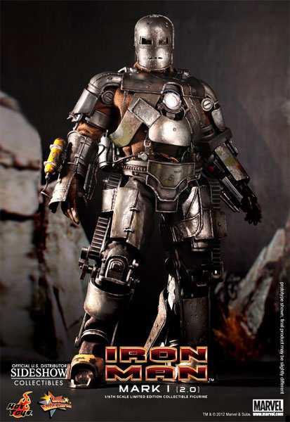 1/6 HOT TOYS - IRON MAN MARK 1 2.0 AF