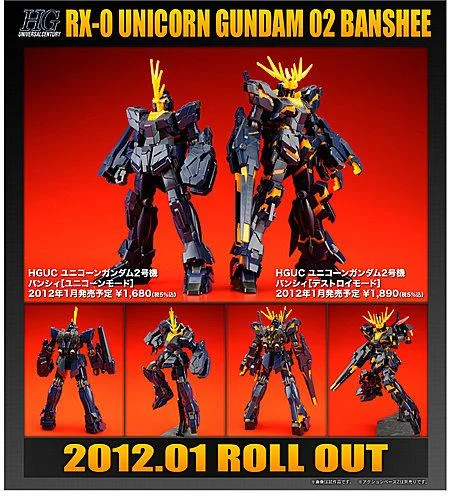 1/100 MG RX-0 UNICORN GUNDAM 2 BANSHEE
