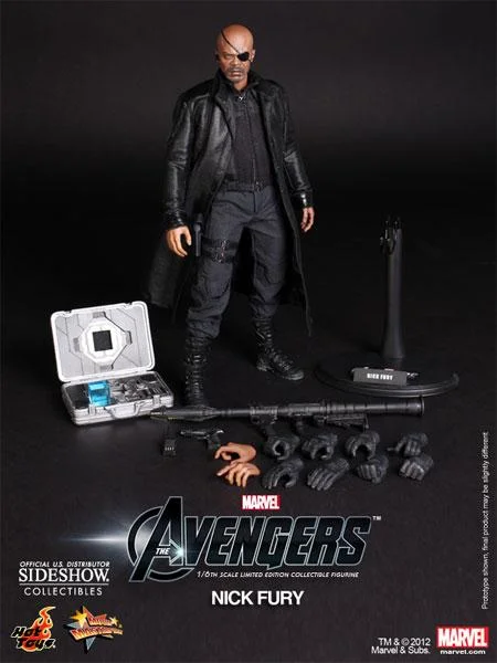 1/6 HOT TOYS - AVENGERS NICK FURY AF