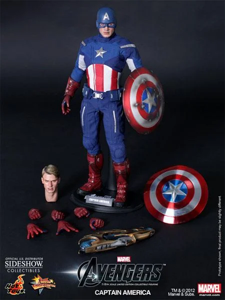 1/6 HOT TOYS - AVENGERS CAPTAIN AMERICA
