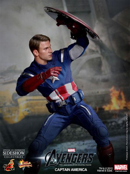 1/6 HOT TOYS - AVENGERS CAPTAIN AMERICA