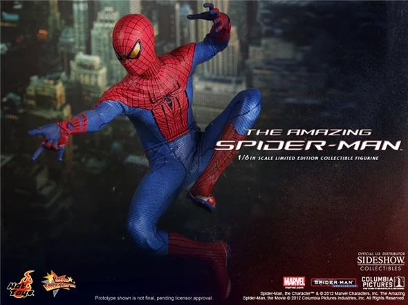 1/6 HOT TOYS - THE AMAZING SPIDERMAN