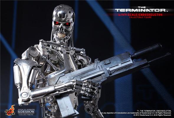 1/4 PREMIUM FIGURE HOT TOYS - TERMINATOR ENDOSKELETON