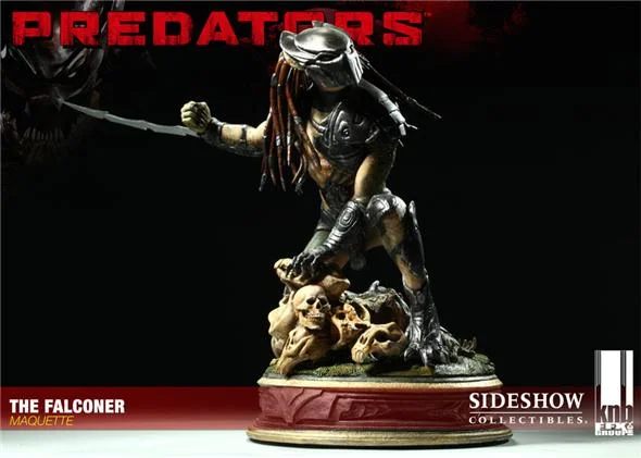 1/4 SIDESHOW - PREDATORS FALCONER MAQUETTE