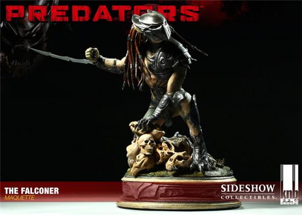 1/4 SIDESHOW - PREDATORS FALCONER MAQUETTE