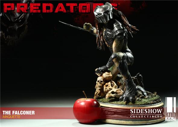 1/4 SIDESHOW - PREDATORS FALCONER MAQUETTE