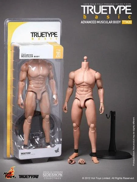 1/6 HOT TOYS - TRUE TYPE ADVANCE MUSCULAR BODY