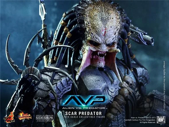 1/6 HOT TOYS - AVP SCAR PREDATOR