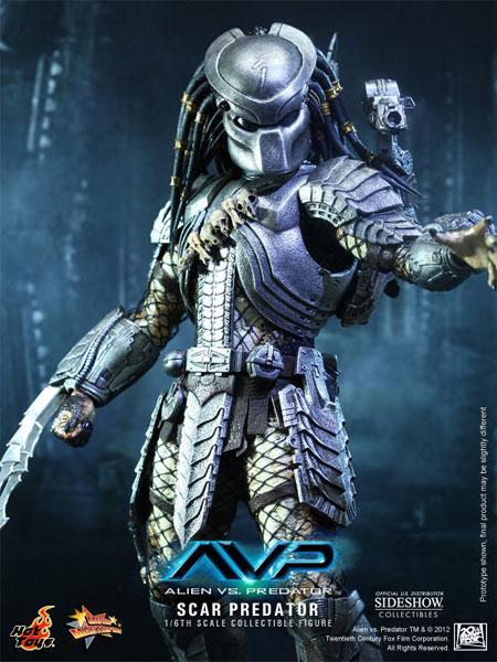 1/6 HOT TOYS - AVP SCAR PREDATOR