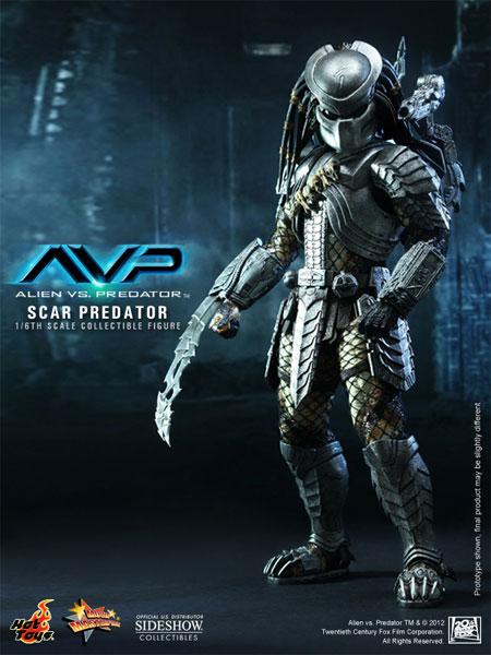 1/6 HOT TOYS - AVP SCAR PREDATOR