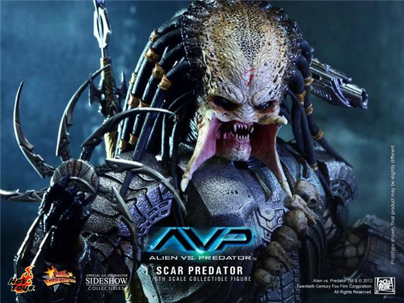 1/6 HOT TOYS - AVP SCAR PREDATOR