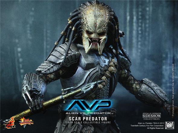 1/6 HOT TOYS - AVP SCAR PREDATOR
