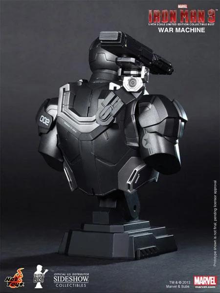 HOT TOYS - IRON MAN 3 WAR MACHINE BUST