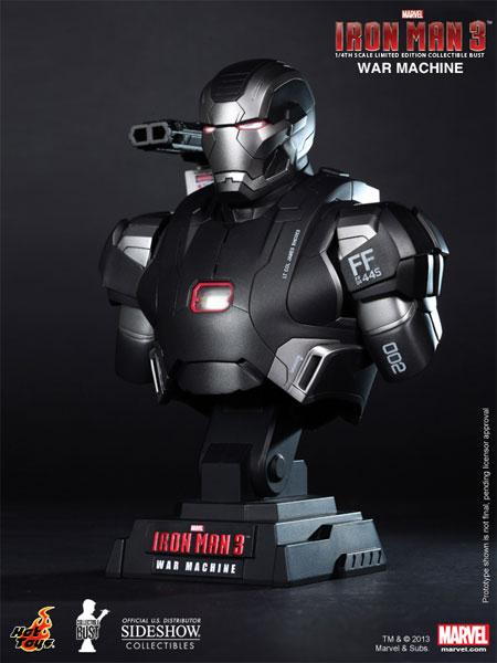 HOT TOYS - IRON MAN 3 WAR MACHINE BUST