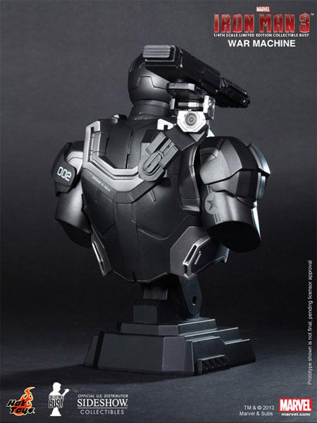 HOT TOYS - IRON MAN 3 WAR MACHINE BUST