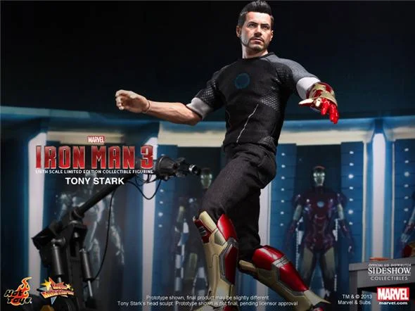 1/6 HOT TOYS - TONY STARK FROM IRON MAN 3