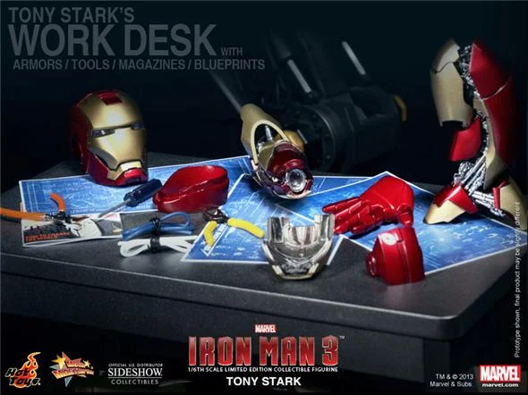 1/6 HOT TOYS - TONY STARK FROM IRON MAN 3