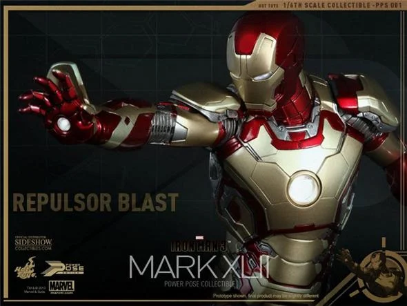 HOT TOYS POWER POSE - IRON MAN MARK 42 POWER POSE SERIE