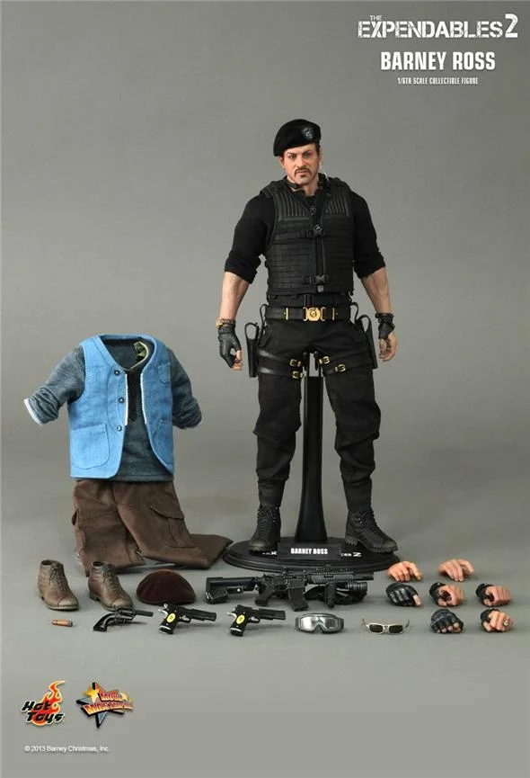 1/6 HOT TOYS - EXPENDABLES 2 BARNEY ROSS