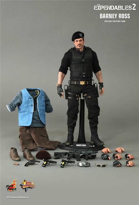 1/6 HOT TOYS - EXPENDABLES 2 BARNEY ROSS