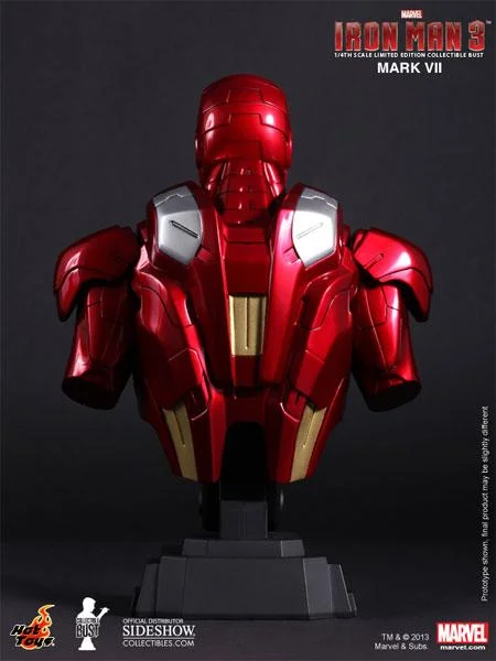 HOT TOYS - IRON MAN 3 MARK 7 BUST