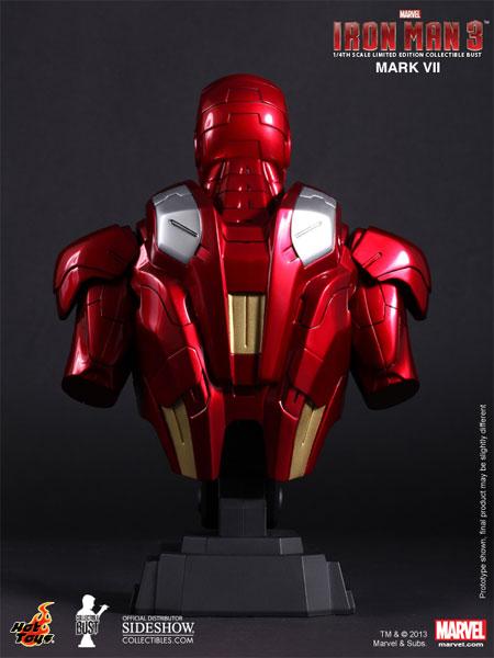 HOT TOYS - IRON MAN 3 MARK 7 BUST