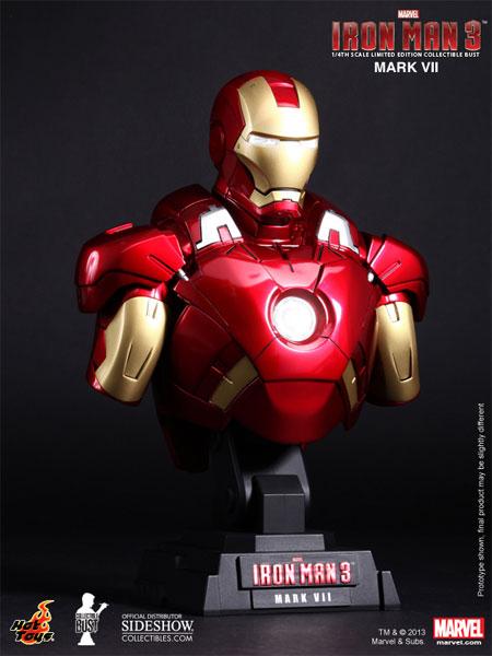 HOT TOYS - IRON MAN 3 MARK 7 BUST