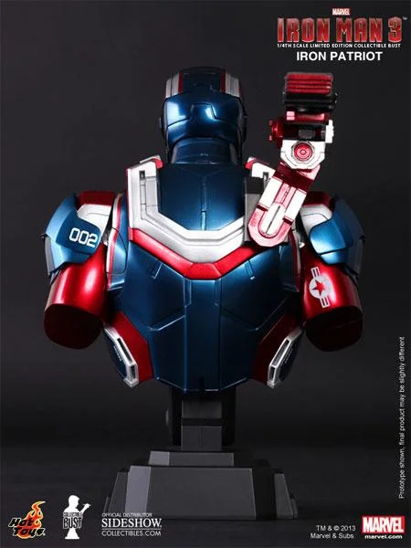 HOT TOYS - IRON MAN 3 IRON PATRIOT BUST