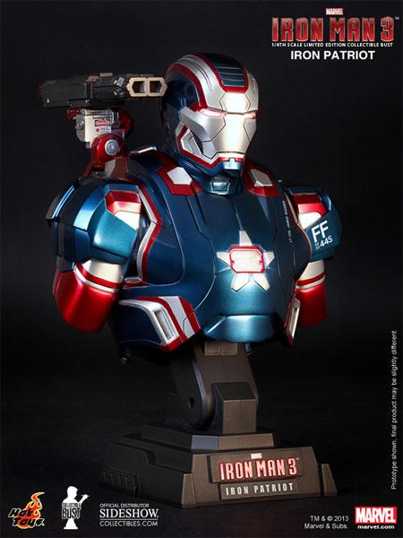 HOT TOYS - IRON MAN 3 IRON PATRIOT BUST